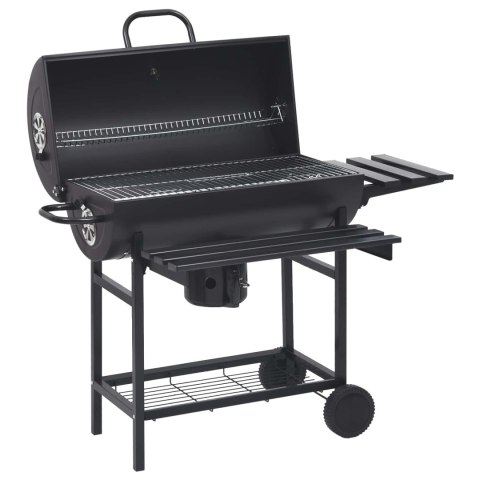 VidaXL Grill beczkowy na kółkach z półkami 3 szt. 115 x 85 x 95 cm