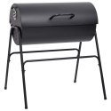 VidaXL Grill beczkowy z 2 rusztami do gotowania 3 szt. 80 x 73 x 90 cm