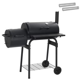 VidaXL Grill na świeżym powietrzu 103 x 60 x 113 cm Stal Czarny