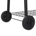 VidaXL Grill na świeżym powietrzu 103 x 60 x 113 cm Stal Czarny