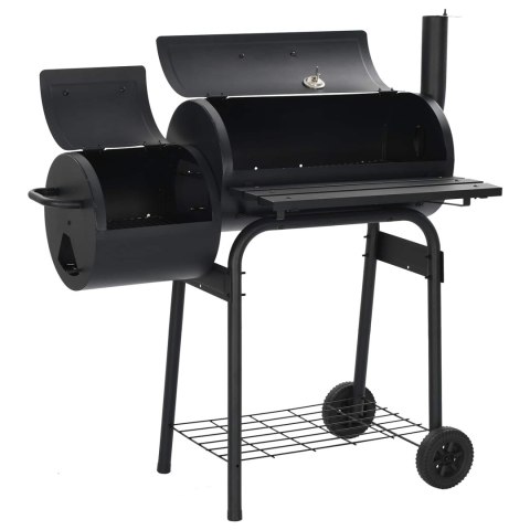 VidaXL Grill na świeżym powietrzu 103 x 60 x 113 cm Stal Czarny