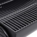VidaXL Grill na świeżym powietrzu 3 szt. 80 x 73 x 90 cm Metal Czarny
