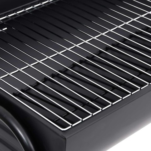VidaXL Grill na świeżym powietrzu 3 szt. 80 x 73 x 90 cm Metal Czarny