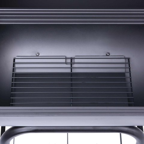 VidaXL Grill węglowy 75 x 48 x 120 cm srebrny