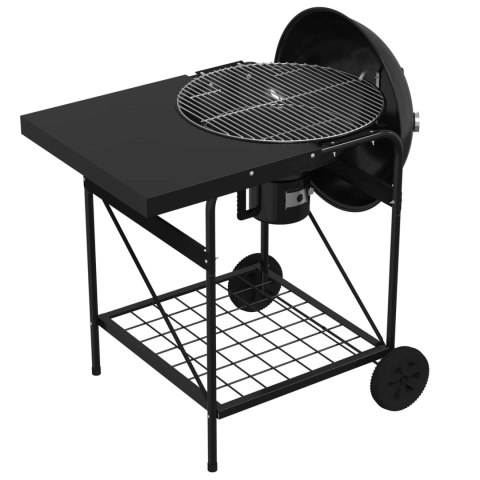 VidaXL Grill węglowy z rurkami do wędzenia 91 x 71 x 107 cm Stal