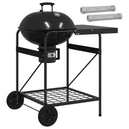 VidaXL Grill węglowy z rurkami do wędzenia 91 x 71 x 107 cm Stal
