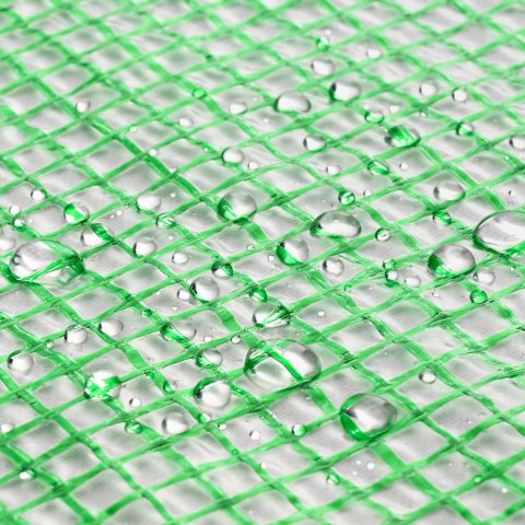 PLANDEKA OCHRONNA WODOODPORNA UV Z OCZKAMI ZIELONA 4X4M 140GSM PE