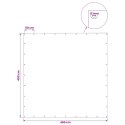 PLANDEKA OCHRONNA WODOODPORNA UV Z OCZKAMI ZIELONA 4X4M 140GSM PE
