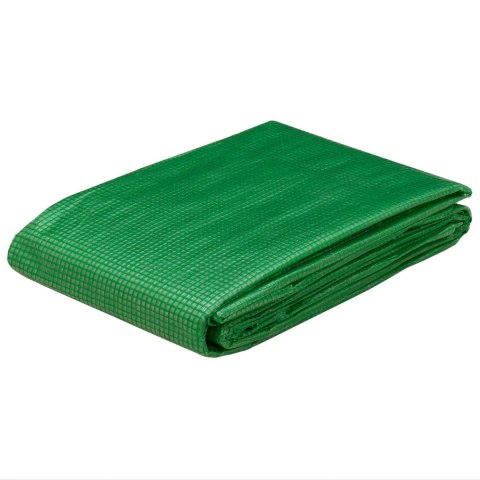 PLANDEKA OCHRONNA WODOODPORNA UV Z OCZKAMI ZIELONA 4X5M 140GSM PE