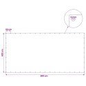 PLANDEKA OCHRONNA WODOODPORNA UV Z OCZKAMI ZIELONA 4X8M 140GSM PE