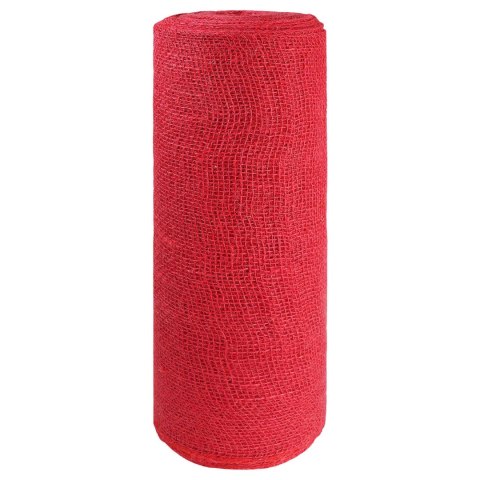VidaXL Rolka Jutowa Czerwony 100 x 1500 cm