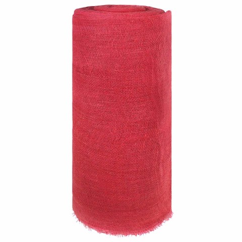 VidaXL Rolka Jutowa Czerwony 160 x 5000 cm
