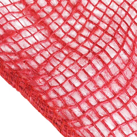 VidaXL Rolka Jutowa Czerwony 25 x 2500 cm