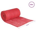 VidaXL Rolka Jutowa Czerwony 25 x 2500 cm
