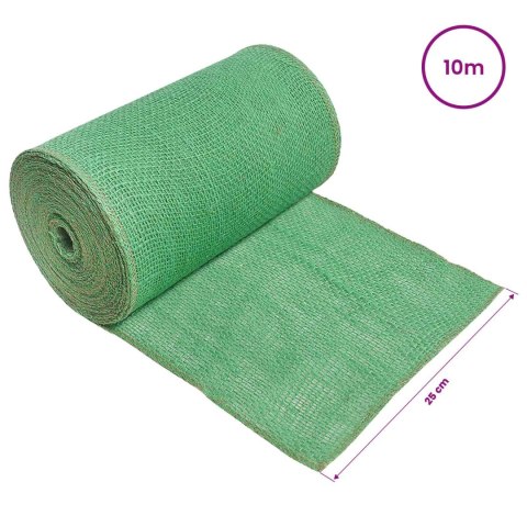 VidaXL Rolka Jutowa Zielony 25 x 1000 cm