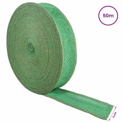 VidaXL Rolka Jutowa Zielony 5 x 5000 cm