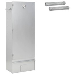 VidaXL Wędzarnia 3 szt. 44,5 x 29 x 110 cm Stal galwanizowana srebrny