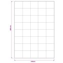 VidaXL Kołdra 135x220 cm 4 pory roku 300 GSM Wełna australijska Biały