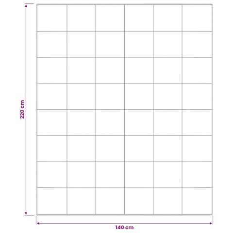 VidaXL Kołdra 140x220 cm 4 pory roku 300 GSM Wełna australijska Biały