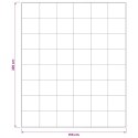 VidaXL Kołdra 155x220 cm Zima 450 GSM Wełna australijska Biały