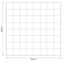 VidaXL Kołdra 200x200 cm 4 pory roku 300 GSM Wełna australijska Biały