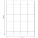 VidaXL Kołdra 220x260 cm Zima 450 GSM Wełna australijska Biały