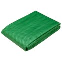PLANDEKA OCHRONNA WODOODPORNA UV Z OCZKAMI ZIELONA 4X15M 260GSM PE