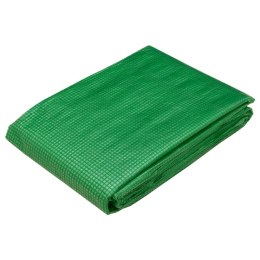 PLANDEKA OCHRONNA WODOODPORNA UV Z OCZKAMI ZIELONA 4X6M 260GSM PE