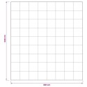 VidaXL Kołdra 220x240 cm 4 pory roku 200+300 GSM Wełna australijska