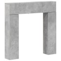 OBUDOWA KOMINKA BETONOWY SZARY 102 X 18 X 100,5 CM