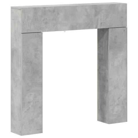 OBUDOWA KOMINKA BETONOWY SZARY 102 X 18 X 100,5 CM