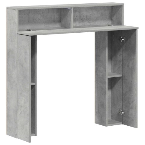 OBUDOWA KOMINKA BETONOWY SZARY 102 X 18 X 100,5 CM