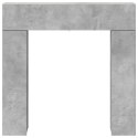 OBUDOWA KOMINKA BETONOWY SZARY 102 X 18 X 100,5 CM