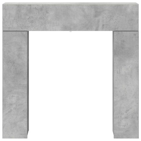 OBUDOWA KOMINKA BETONOWY SZARY 102 X 18 X 100,5 CM