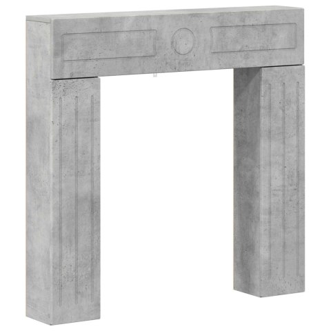 OBUDOWA KOMINKA BETONOWY SZARY 102 X 18 X 100,5 CM