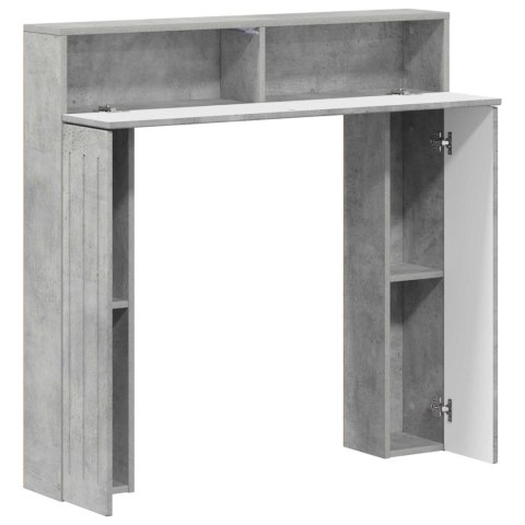 OBUDOWA KOMINKA BETONOWY SZARY 102 X 18 X 100,5 CM