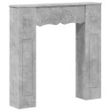 VidaXL Obudowa kominka Betonowy szary 102 x 20 x 102 cm