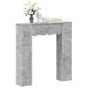VidaXL Obudowa kominka Betonowy szary 102 x 20 x 102 cm