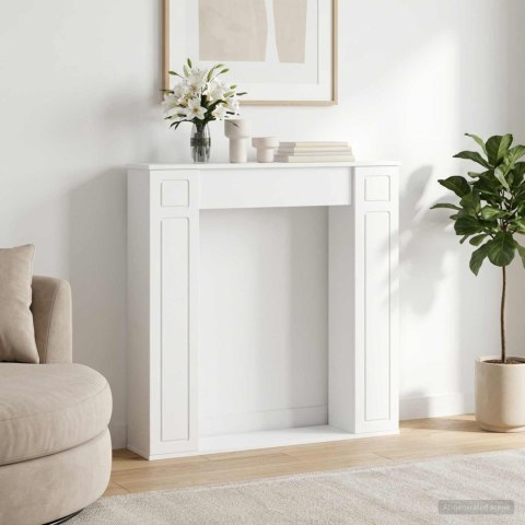 VidaXL Obudowa kominka Biały 100 x 20 x 100 cm Drewno inżynieryjne
