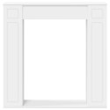 VidaXL Obudowa kominka Biały 100 x 20 x 100 cm Drewno inżynieryjne