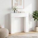 VidaXL Obudowa kominka Biały 102 x 18 x 100,5 cm Drewno inżynieryjne