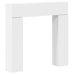 VidaXL Obudowa kominka Biały 102 x 18 x 100,5 cm Drewno inżynieryjne