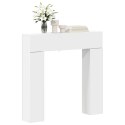 VidaXL Obudowa kominka Biały 102 x 18 x 100,5 cm Drewno inżynieryjne