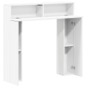 VidaXL Obudowa kominka Biały 102 x 18 x 100,5 cm Drewno inżynieryjne