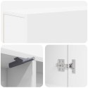 VidaXL Obudowa kominka Biały 102 x 18 x 100,5 cm Drewno inżynieryjne
