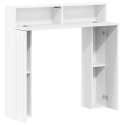 VidaXL Obudowa kominka Biały 102 x 18 x 100,5 cm Drewno inżynieryjne