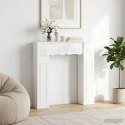 VidaXL Obudowa kominka Biały 102 x 20 x 102 cm Drewno inżynieryjne