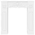 VidaXL Obudowa kominka Biały 102 x 20 x 102 cm Drewno inżynieryjne