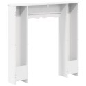 VidaXL Obudowa kominka Biały 102 x 20 x 102 cm Drewno inżynieryjne