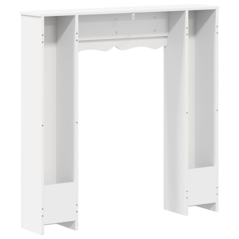 VidaXL Obudowa kominka Biały 102 x 20 x 102 cm Drewno inżynieryjne